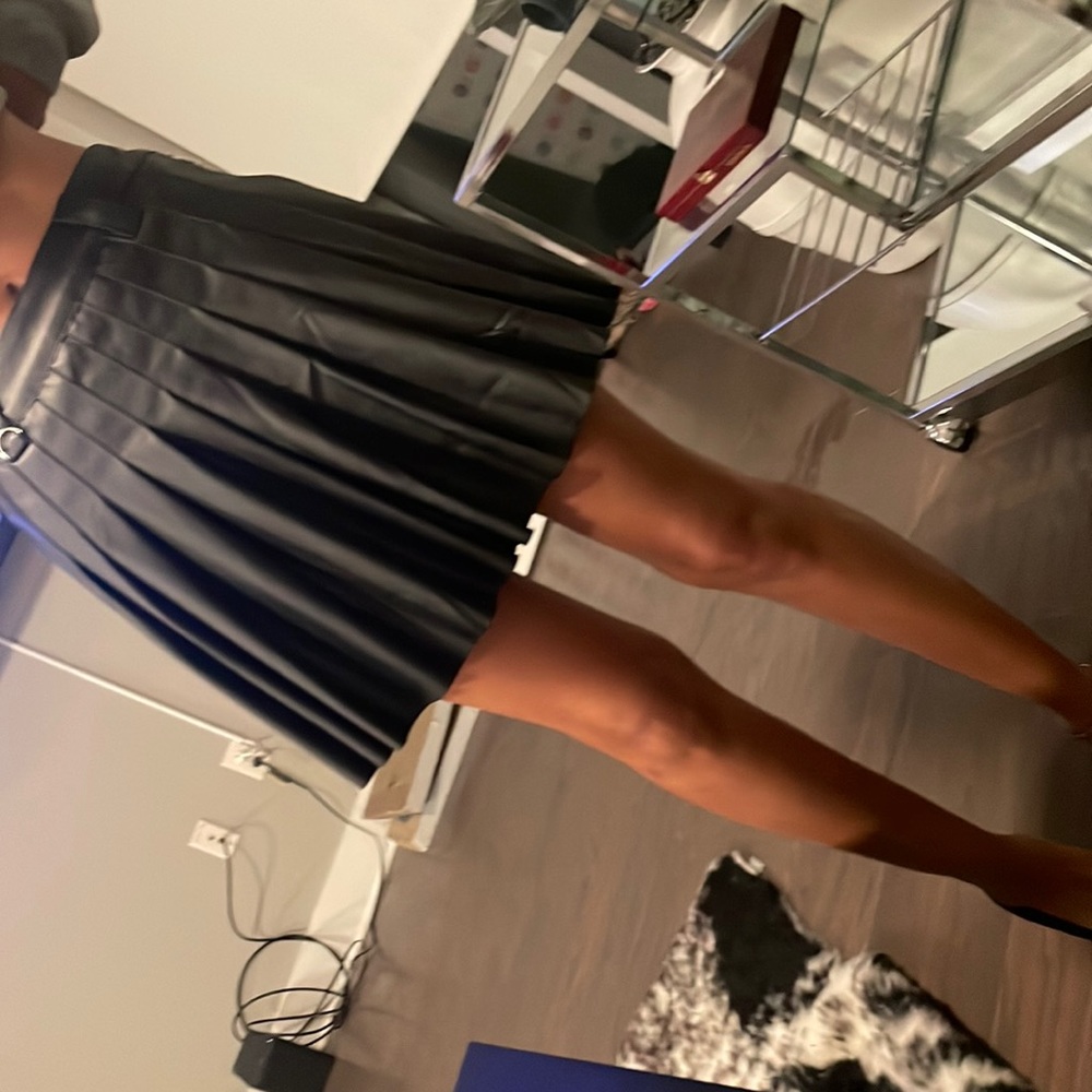 Leather skirt